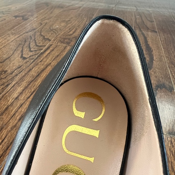 Gucci Black Zumi Leather Pumps Mid-heel. Size 8 (EU38) - Picture 11 of 16
